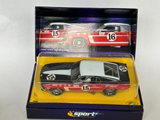 Scalextric C2401A Ford Mustang 15 '69 Red/White/Blue 1/32 scale slot car NIB