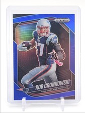 ROB GRONKOWSKI 2025 PANINI PRIZM BLACK FOOTBALL BLUE PATRIOTS /199 Q0913