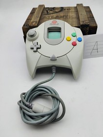 Sega Dreamcast Official White Controller HKT-7700 w/ VMU Memory Card READ DESC