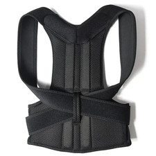 Adjustable Posture Corrector Low Back Support Shoulder Brace Belt for Men Women