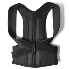 Adjustable Posture Corrector Low Back Support Shoulder Brace Belt for Men Women