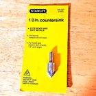 Vintage 1981 STANLEY 1/2" Countersink 04-137 Cuts Wood, Plastic & Metal USA NOS