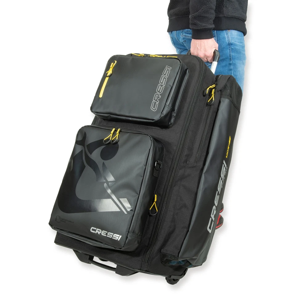 Cressi Moby 7 - großer Tauchrucksack mit Rollen und Teleskopgriff - Bild 2 von 4