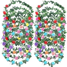 FZBNSRKO 20 Pcs Assorted Color Flower Crown Wreath Headband Bohemian Garland ...