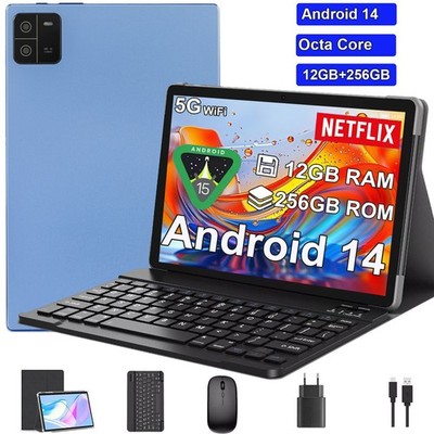 2025 New Gaming Tablets 12GB RAM 256GB ROM Octa-Core 8000mAh Tablets Netflix GMS
