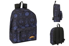 Kinder Rucksack Spider-Man Attack Schwarz 33x42x15 Cm