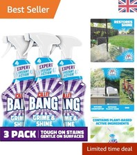 Professional Grime & Shine Spray - 750ml Pack of 3 for Indoor & Outdoor Cleaning 8.00 per litre