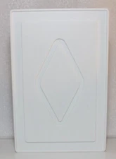 2 TONE SURFACE MOUNTED WIRED DOOR CHIMES BELL WHITE