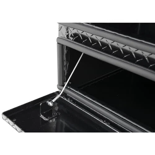 Buyers Product 21x18x72" Gloss Black Diamond Tread Aluminum Flatbed Contractor - Image 4 of 4