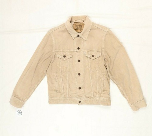 Giubbino Velluto Levi's 70503 Tg. S Usato (EBAY92) Giacca Vintage Beige  Unisex | eBay