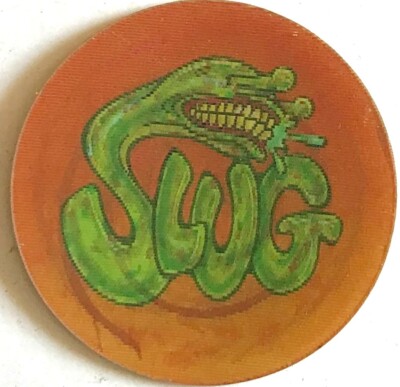 UK MILK CAPS: CHUPA CAPS No 24 SLUG Holographic Rare Children Collectable 1995
