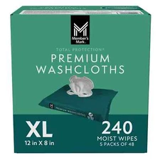 Member's Mark Adult Washcloths, 240 ct.