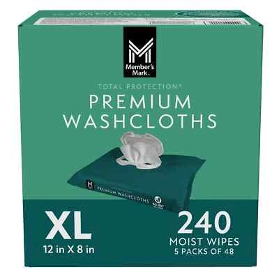 Member's Mark Adult Washcloths, 240 ct.