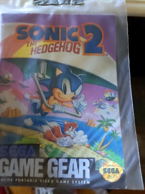 sonic the hedgehog 2 Manual Sega Game Gear (Please note this is the ...