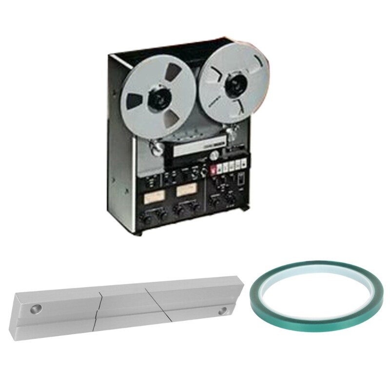 Professional 1/4" 10-Inch Tape Splicing Kit - Aluminum Alloy Splicing Block For Revoxsonido Open Reel Tape