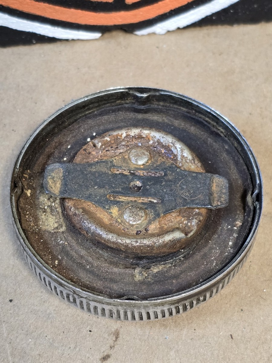original Harley Davidson Eaton Gas Cap Knucklehead Flathead