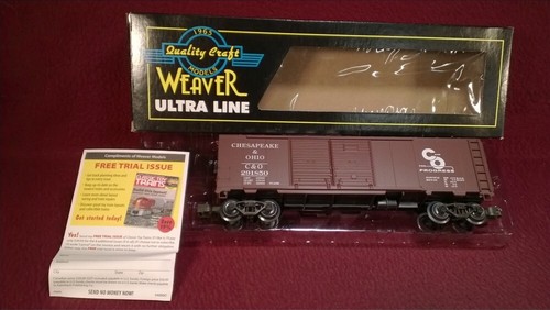 #1 WEAVER ULTRA LINE C&O #291850 ACERO LATERAL DD CAJA COCHE 3 RIELES U20006LD NUEVO EN CAJA | Zustand: New