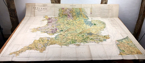 HUGE WW2 "BATTLE of BRITAIN" GERMAN ARMY map of SOUTHERN BRITAIN (August 1940) - Picture 24 of 24