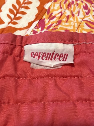 Seventeen Comforter Full Queen With Shams Size Multicolor Pink Brown Orange - Picture 6 of 12