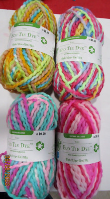 YARN..ECO TIE DYE...4 COLORS O CHOOSE FROM