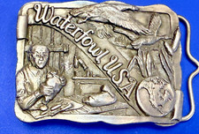 Waterfowl USA Ducks Mallards Conversation Organization Commemorative Belt Buckle
