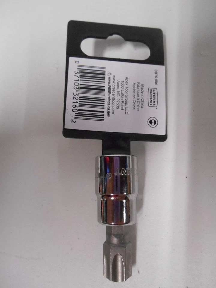 Crescent T-55 S X 3/8 in. drive S 6 Point Standard Torx Bit Socket 1 pc - Image 3 of 3