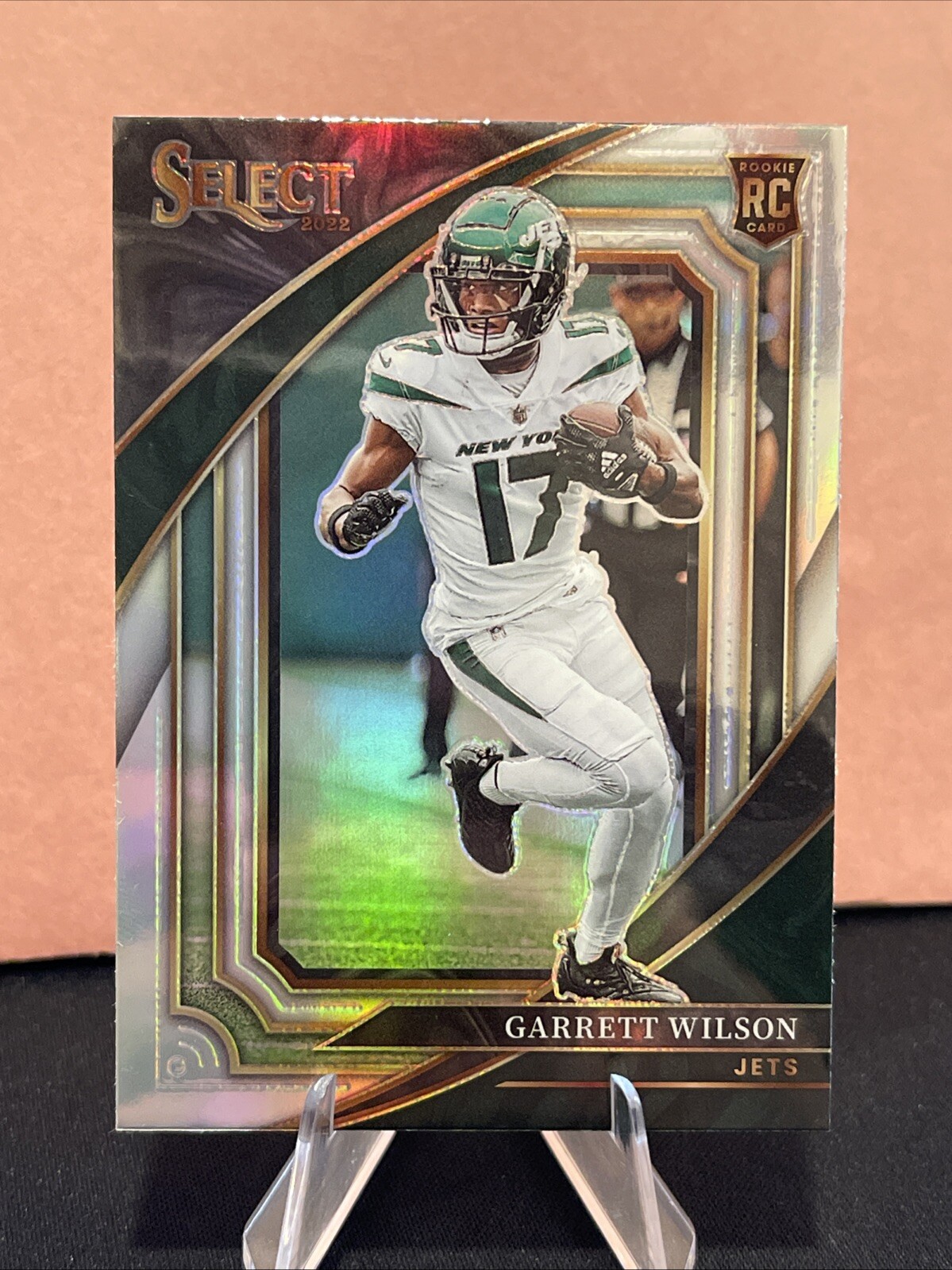 2022 Panini Select-Garrett Wilson RC #320 Silver Prizm-Suite Level