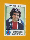 COW LAUGHING FOOTBALL 81 1981 PANINI 1st COUPE DOMINIQUE ROCHETEAU PARIS PSG