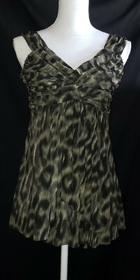 Women's sleeveless Blouse Animal Print by Express Size M
