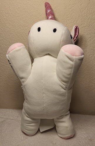 White Unicorn 12" Stuffed Animal Plush Toy Squish Books a million - Picture 7 of 7