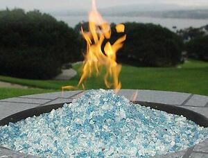 Fire Pit Glass Rocks For Outdoor, Crystal Fire Pit