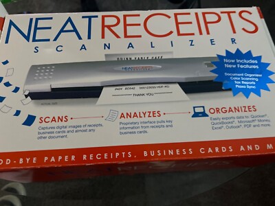 NeatReceipts NM-1000 Mobile Scanner for Receipts Mac & Windows