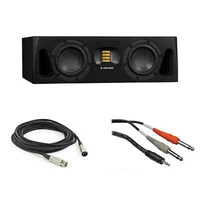 Adam Audio A44H Powered Two-Way Midfield Studio Monitor Bundle with XLR Cable, a