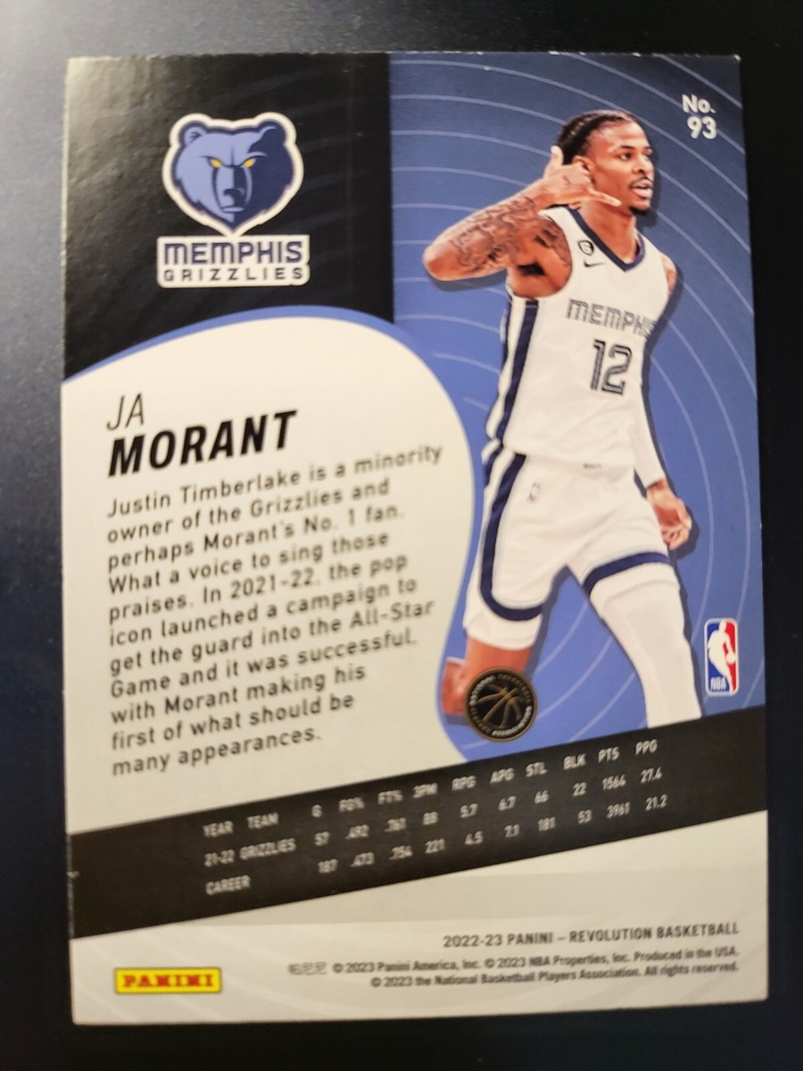 2022-23 Ja Morant Revolution card #93 | eBay