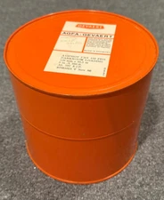 Vintage Agfa-Gevaert Empty Film Tin Aviphot Pan 150 Peo Darkroom Germany