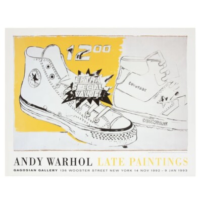 Andy Warhol  The Late Paintings  Gagosian Exhibition Poster 1992