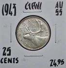 1943 Canada 25 Cents