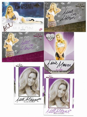 BENCHWARMER ALLIE MASON 5 CARD AUTO AUTOGRAPH LOT PLAYBOY MODEL HOT! | eBay