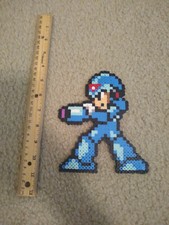 megaman perler nintendo sega sprite handmade