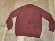 Adamo Pure Knit Wool Fine Knit Men's Jumper size XL $680