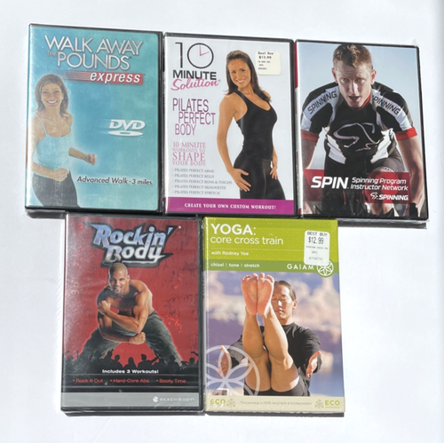 Exercise / Fitness 11 DVD Lot Yoga Pilates Hip Hop Abs + MORE New Sealed - Picture 4 of 5