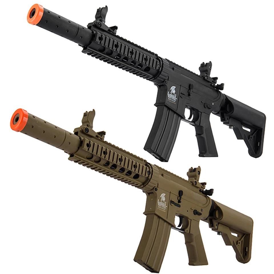 Lancer Tactical Gen2 M4 CQB RIS SD AEG Airsoft Rifle w/ Battery & Charger LT-15