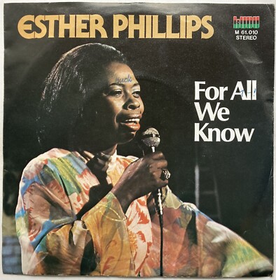 Esther Phillips - For all we know - 7'' near mint