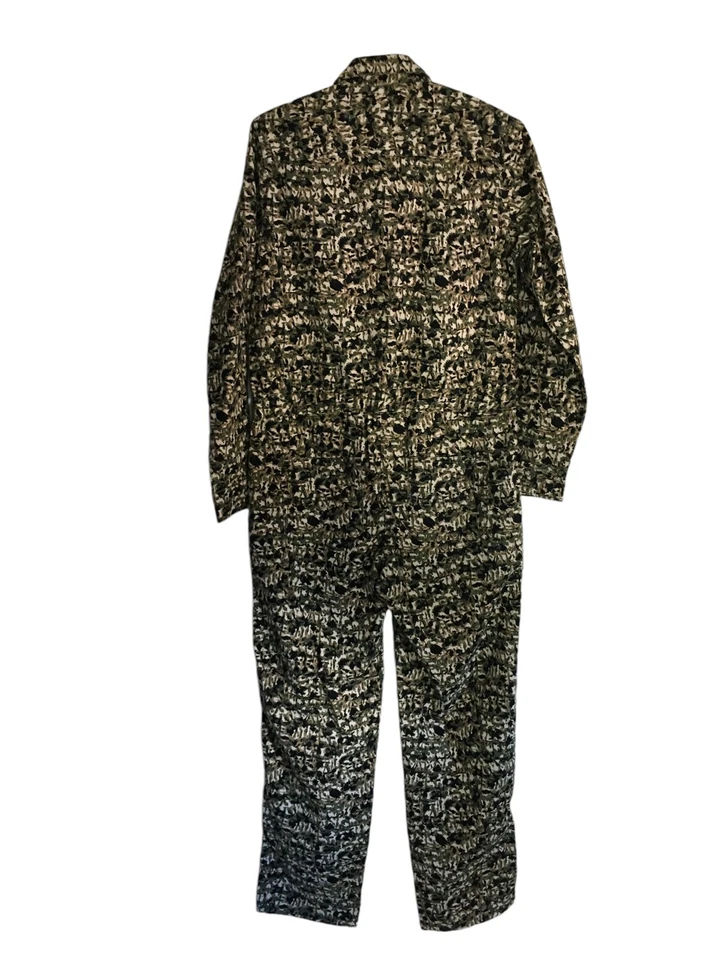 Mono para mujer BP + Wildfang talla XS verde camuflaje mezcla de algodón denim Foto 2 de 4