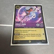 English Version Disney Lorcana VIOLET PARR Overseas Limited Promo 3
