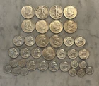$10 Face Value 90% Silver Franklin, Walking Liberty Half Dollar, Quarter & More