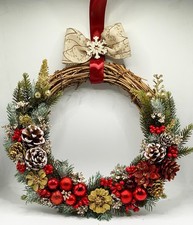 Weihnachtskranz Girlande 222 31 cm.  x Wand oder Eingang Neu