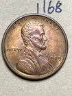 1909-VDB LINCOLN WHEAT CENT, VERY HIGH GRADE AU, Almost Uncirculated #1168
