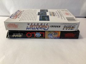 Adventures of Lolo & Kabuki Quantum Fighter NES in the box lot