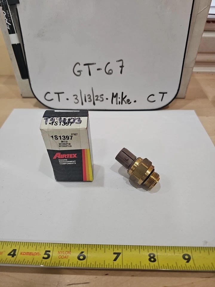 Airtex 1S1397 TS-403 Engine Coolant Fan Temp Switch fits 95-98 Acura TL 2.5L-L5 - Image 2 of 4